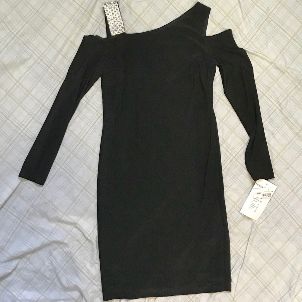Frank Lyman Jeweled Strap Evening dress Wmn size 8